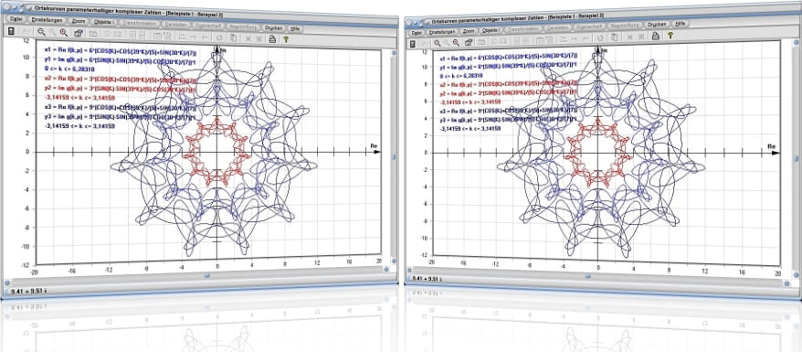 MathProf - Komplex - Ortskurve - Ortskurven - Komplex - Funktion - Kurven - Graphen - Plotten - Zeichnen - Komplexe Zahlen - Bahnkurve - Komplexe Zahl - Kurve - Funktion - Rechner - Berechnen - Plotter - Darstellen