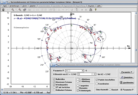 MathProf - Komplexe Zahlen - Ableitung - 1. Ableitung - 2. Ableitung - 3. Ableitung - Ableitungsfunktionen - Ableitungsfunktion - Lokale Minima - Lokale Maxima - Extrema - Komplex - Ortskurve - Ortskurven - Komplexe Funktion - Rechner - Berechnen - Plotter - Darstellen