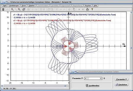 MathProf - Funktionen - Ortskurve - Ortskurven - Komplex - Funktion - Kurven - Graphen - Plotten - Zeichnen - Skizzieren - Schaubild - Komplexe Zahlen - Kurven - Zeichnen - Plotten - Darstellen - Definition - Rechner - Berechnen - Plotter - Darstellen - Kurvenplotter