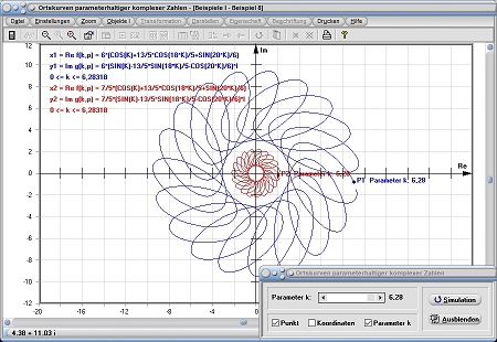 MathProf - Komplex - Ortskurve - Ortskurven - Komplex - Funktion - Kurven - Graphen - Plotten - Zeichnen - Komplexe Zahlen - Bahnkurve - Komplexe Zahl - Kurve - Funktion - Rechner - Berechnen - Plotter - Darstellen