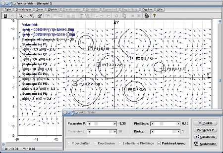 MathProf - Vektorfeld - Vektorfelder - Beispiel - Bestimmen - Parametrisieren - Bilder - Darstellen - Bestimmen - Definition - Formel