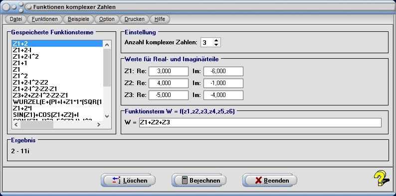 MathProf - Komplexe Zahlen - Komplexe Zahl - Berechnen - Zahlen - Operation - Berechnung