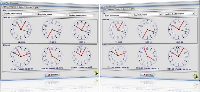 MathProf - Weltzeituhr - Weltzeit - Weltzeiten - Ortszeiten - Sternzeit - Uhr - Uhren - Ort - Berechnen