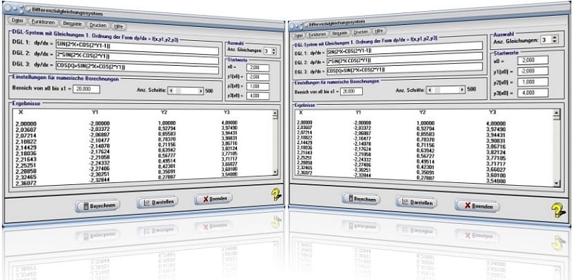 MathProf - DGL - System - Differentialgleichungssystem - Systeme - Differentialgleichungssysteme - Lösen - 1. Ordnung - Gleichungssystem - Graph - Rechner - Numerisch - Lösung - Plotter - Grafik - Grafisch - Lösen - Lösungen - Darstellung - Berechnung - Darstellen