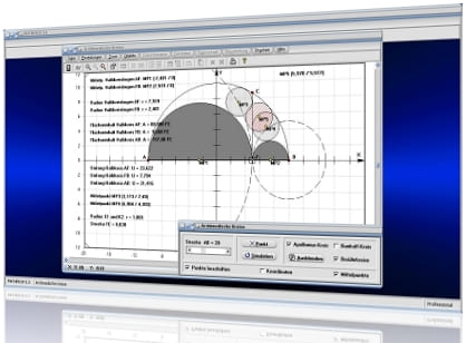 MathProf - Archimedes - Kreise - Archimedische Kreise - Zwillingskreise des Archimedes - Kreise im Kreis - Halbkreis - Apollonius-Kreis - Halbkreisbogen - Bankoffkreis - Tangierende Kreise - Berührende Kreise - Flächeninhalt - Rechner - Grafisch - Berechnen