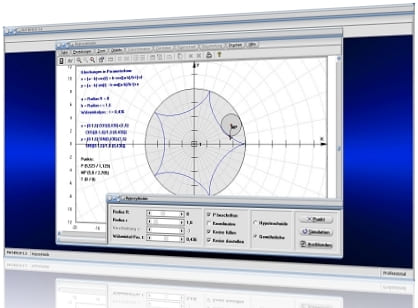 MathProf - Hypozykloide - Hypotrochoide - Rollkurve - Parameter - Gleichung - Funktion - Winkel - Kreis - Radius - Graph - Plotten - Grafisch - Bilder - Darstellung - Eigenschaften - Animation - Simulation - Koordinaten - Erklärung - Beschreibung - Definition - Formel - Rechner - Berechnen - Beispiel - Grafik - Zeichnen - Berechnung 