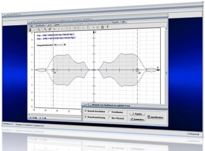 MathProf - Integral - Integral bestimmen - Integral berechnen - Integrieren - Integrale - Plotten - Graphen - Integralrechner - Kurvenlänge - Intervalle - Polarkoordinaten - Flächenschwerpunkt - Flächeninhaltsfunktion - Orientierter Flächeninhalt - Fläche - Flächenintegral - Schwerpunkt - Parameterdarstellung - Integrationsgrenzen - Rechner - Zeichnen - Plotten - Graph - Berechren