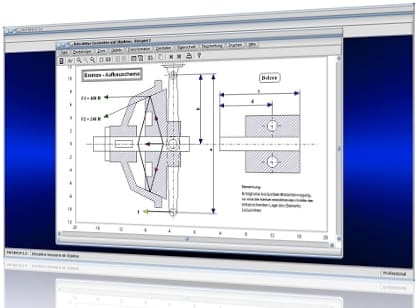 MathProf - Geometrieprogramm - Interaktive Geometrie - Dynamische Geometriesoftware - DGS - Dynamische Geometrie - Software - Konstruktion mit geometrischen Figuren - Zeichnen geometrischer Figuren - Technisches Zeichnen - Technische Zeichnung - Grafiken - Grafische Darstellung