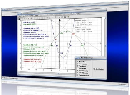 MathProf - Parabel - Quadratische Funktion - Quadratische Gleichung - pq Formel - abc Formel - a-b-c Formel - p q Formel - Mitternachtsformel - Parabelgleichung - Quadratische Funktionsgleichung - Funktionsgleichung - Quadratische Terme - Allgemeine Form - Parabeln - Produktform - Formeln - Quadratfunktion - Faktorisierung - Faktorisieren - Faktorisiert - Berechnen - Rechner - Zeichnen