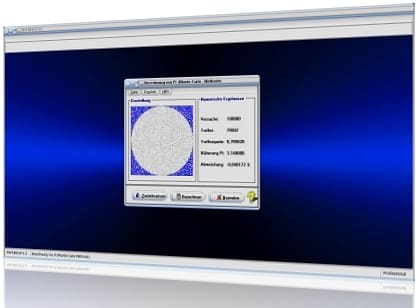 MathProf - Pi - Kreiszahl - Zahl Pi - Berechnen - Näherungsverfahren - Kreiszahl Pi - Monte-Carlo-Simulation - Monte Carlo - Methode - Annäherung an Pi - Kreiskonstante Pi - Pi berechnen - Pi Zahl - Rechner - Flächeninhalt - Näherungswert - Näherung - Ludolphsche Zahl - Ludolfsche Zahl