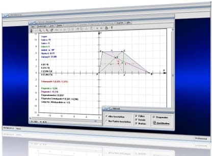 MathProf - Rechteck - Quadrat - Parallelogramm - Trapez - Drachenviereck - Rhombus - Raute - Drachenvierecke - Deltoid - Rauten - Trapeze - Parallelogramme - Rechtecke - Quadrate - Goldenes Rechteck - Haus der Vierecke - Übersicht - Einheitsquadrat - Übersicht - Flächenformel - Ebene Figuren - Diagonale - Formeln - Rechner - Berechnen - Darstellen - Zeichnen - Grafisch