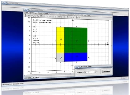 MathProf - Binomische Formel - Binomische Formeln - Binome - Flächeninhalt - Bildlich - a - b - Bilder - Darstellung - Übersicht - Binome - Faktorisieren - Ausklammern - Formeln - Multiplizieren - Umformen - Berechnen - Zweiten Grades - Dritten Grades - Vierten Grades - Exponent - Grad 2 - Grad 3 - Grad 4 - Summanden - Zahlen - Potenzen von Binomen - Merksatz - Rechner