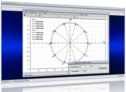 MathProf - Berechnen - Rechner Einheitswurzel - Negative Wurzel - Wurzeln aus negativen Zahlen - Wurzel aus negativer Zahl - Wurzel - Negative Zahl - Zeichnen - Kreis - Realteil - Imaginärteil - Imaginäre Zahlen - Rechnen mit komplexen Zahlen - Skizzieren der Menge komplexer Zahlen - Grafische Darstellung komplexer Zahlen - Geometrisch darstellen - Komplexe Zahlen zeichnen - Kreisdarstellung komplexer Zahlen - Quadranten komplexer Zahlen - Grafisch