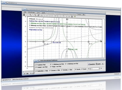 MathProf - Gebrochenrationale Funktionen - Polgerade - Echt gebrochenrationale Funktionen - Unecht gebrochenrationale Funktionen - Partialdivision - Partielle Division - Polynomzerlegung - Zerlegung - Zerlegen - Faktorisieren - Faktorisierung - Grenzwert - Lösen - Bruchfunktion - Bruchfunktionen - Zählerpolynom - Nennerpolynom - Steigung - Substitution - Substituieren - Bestimmen - Rechner - Berechnen - Zeichnen