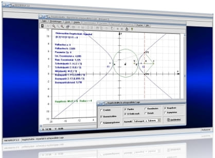 MathProf - Parameterdarstellung einer Hyperbel - Parameterdarstellung einer Parabel - Hyperbelfunktionen - Tangenten einer Hyperbel - Tangenten einer Ellipse - Tangenten einer Parabel - Rechner - Berechnen - Darstellen - Graph - Darstellung - Plotter - Rechner - Berechnen - Graph - Plotten - Darstellen