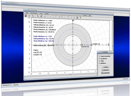 MathProf - Kreisring - Kreisringe - Ring - Mittelkreis - Innerer Durchmesser - Äußerer Durchmesser - Kreisringfläche - Innendurchmesser - Querschnitt - Gestreckte Länge - Radius - Ringbreite - Ringe - Ringförmig - Außenring - Innenring - Fläche - Berechnen - Rechner - Berechnen - Zeichnen - Darstellen