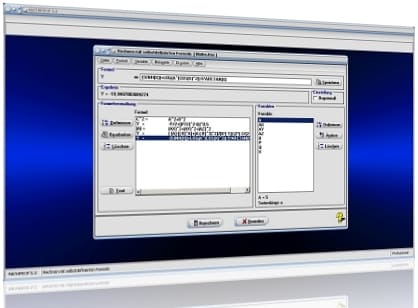 MathProf - Formel - Rechner - Berechnen - Definieren - Lösung - Formeln - Formeln - Lösung - Rechnen mit Formeln - Mathe - Mathematik - Formelberechnung - Formelrechner - Rechnen mit Variablen - Kommazahlen - Kommawerte - Stellengenauigkeit - Rechner für Terme mit Variablen