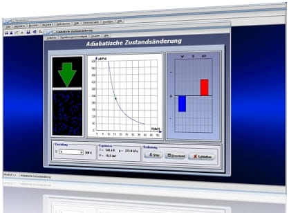 PhysProf - Adiabatischer Prozess - Adiabatische Expansion - Adiabatische Kompression - Zustandsänderungen - Adiabatische Zustandsänderung - System - Adiabatengleichung - Adiabatengleichungen - Adiabate Zustandsänderung - Adiabate - Adiabate Expansion - Adiabate Kompression - Berechnen - Formel