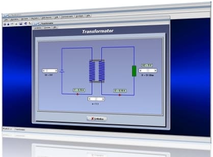 PhysProf - Transformatoren - Trafo - Transformator - Idealer Transformator - Funktion - Spule - Strom - Primärspule - Sekundärspule - Primärseite - Sekundärseite - Stromstärke - Spannung - Wirkungsweise - Transformieren - Berechnen - Rechner