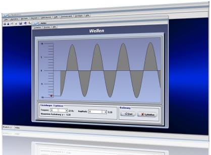 PhysProf - Welle - Wellenlänge - Longitudinalwelle - Transversalwelle - Mechanische Welle - Wellen - Wellengleichung - Querwellen - Längswellen - Querwelle - Längswelle - Simulation - Mechanische Wellen - Wellenarten - Arten - Transversalwellen - Longitudinalwellen - Schwingungsrichtung - Ausbreitungsgeschwindigkeit - Wellengeschwindigkeit