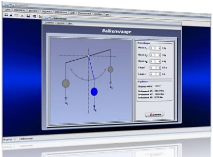 PhysProf - Masse - Dynamisches Gleichgewicht - Fließgleichgewicht - Gewichtsbestimmung - Physik - Physikalisch - Kraft - Kraftmoment - Drehrichtung - Richtung - Rechtsdrehend - Linksdrehend - Aufbau - Kräfte - Rechner - Gleichgewicht - Momentengleichgewicht - Berechnen