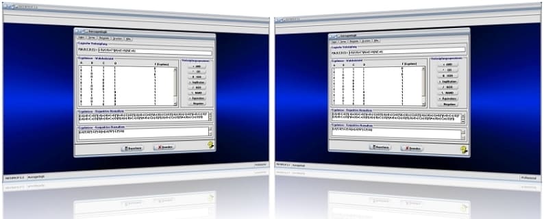 MathProf - Aussagenlogik - Tabelle - Wahrheitstafel - Wahrheitstabelle - Beispiel - Wertetabelle - Rechner - Berechnen - Verknüpfungen - Verknüpfungstabelle - Verknüpfungstafel - Verknüpfungsregeln - Wertetabelle - Wahrheitswerte - Wahrheit - Wahrheitsaussagen - Wahrheitswertetabelle - Bedingungen - Boolesche Funktionen - Boolesche Logik