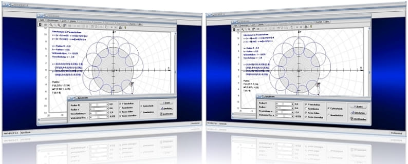 MathProf - Epizykloide - Epitrochoide - Parameter - Animation - Parameter - Winkel - Graph - Plotten - Grafisch - Plot - Eigenschaften - Darstellung - Berechnen - Berechnung - Rechner - Beispiel - Grafik - Zeichnen - Darstellen