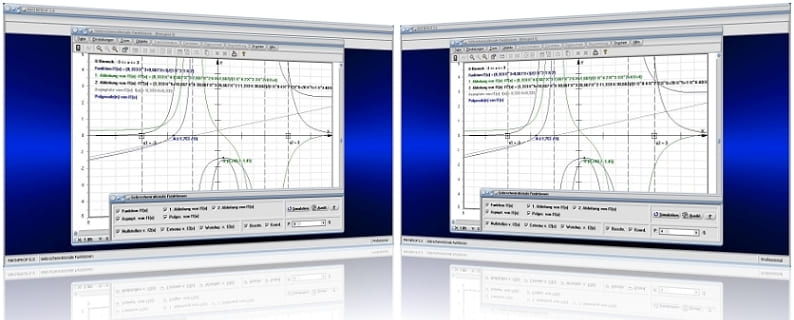 MathProf - Ganzrationale Funktionen - 3. Grades - 4. Grades - 5. Grades - 6. Grades - 7. Grades - Plotten - Koeffizienten - Quotient - Nullstellen - Bestimmen - Gleichung - 1. Ableitung - 2. Ableitung - Rechner - Berechnen - Beispiel - Grafik - Zeichnen - Darstellen - Darstellung - Grafisch - Addition - Polynom - Subtraktion - Multiplikation - Division