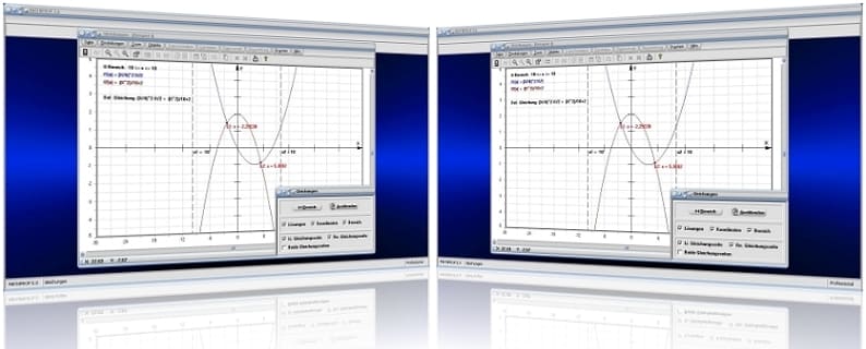 MathProf - Gleichung - Funktionsgleichungen - Lösen - Graph - Terme - Grafisch - Rechner - Lösungen - Plotter - Tabelle - Werte - Rechnerisch - Beispiele - Darstellung - Berechnung - Berechnen - Darstellen - Lösung - Lösungsmenge - Grafik - Graphen - Grafisch