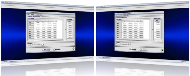 Komplexes Gleichungssystem - Lineares Gleichungssystem - Komplexe Zahlen - Gleichungssystem - Komplex - Rechner - Lösen - System - KGS - Rechner - Berechnen - Lösungen