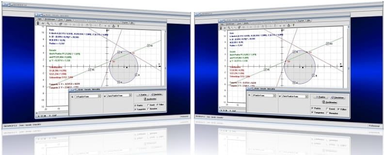 MathProf - Gerade - Punkt-Steigungs-Form - Punktrichtungsgleichung - Lineare Funktionsgleichung - Hauptform - Parametergleichung - Steigung -   Geraden - Geradenschnitt - Eigenschaften - Geraden - Schnittpunkt - Winkel - Schnittwinkel - Lagebeziehung - Parameter - Steigungswinkel -   Bestimmen - Rechner - Graph - Plotter - Gleichung - Nullstelle - Berechnen - Darstellen - Zeichnen - Plotten