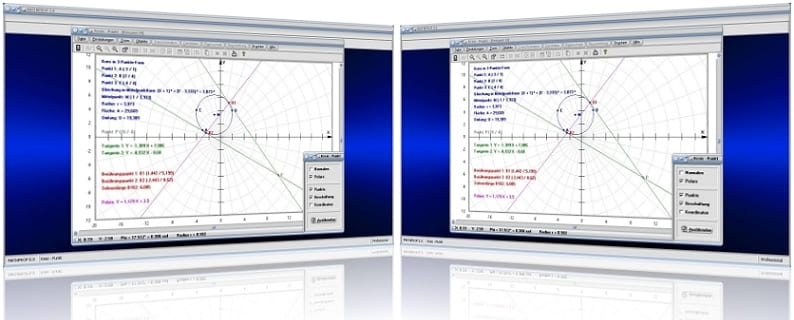 MathProf - Kreis - Koordinaten - Zeichnen - Formel - Durchmesser - Flächenformel - Umfang - Flächeninhalt - Berührpunkt - Kreisformel - Fläche - Berechnen - Graph - Koordinaten - Grafisch - Bild - Grafik - Darstellung - Kreisumfang - Rechner - Plotten - Darstellen - Zeichnen - Grafisch - Tangente - Radius - Querschnitt - Lagebeziehung - Punkt