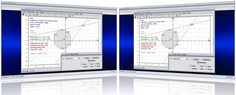MathProf - Kreis - Punkt - Kreisradius - Kreisfläche - Berechnen - Fläche - Kreismittelpunkt - Kreis durch 3 Punkte - Mittelpunkt - Kreistangente - Winkel - Berührpunkt - Gleichung - Kreisgleichungen - Berührpunkt - Rechner - Berechnung - Darstellen - Plotten - Graph - Zentrum - Polare - Zentrale