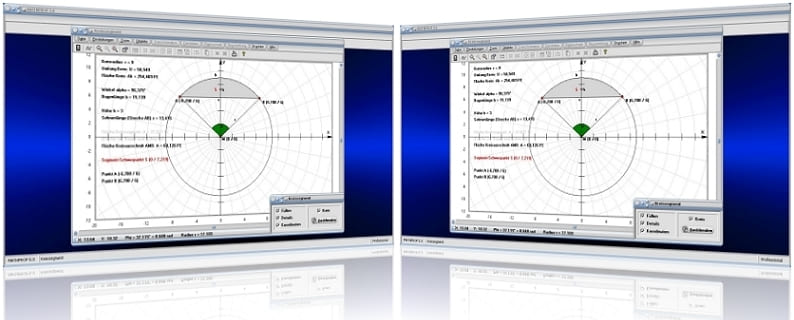 MathProf - Kreissegment - Kreisabschnitt - Kreissehne - Bogen - Sehne - Länge - Kreisbogenlänge - Schwerpunkt - Bogenabschnitt - Winkel - Segmentfläche - Bogenlänge - Schwerpunkt - Grafik - Beispiel - Berechnen - Graph - Plotter - Aufgabe - Rechner - Plotten - Eigenschaften - Höhe - Fläche - Flächeninhalt - Bestimmen - Zeichnen - Grafiisch
