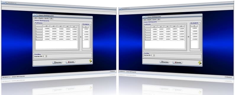 MathProf - LGS - Lineares Gleichungssystem - Lineare Gleichungssysteme - Lösen - Lösung - Berechnen - Rechner - Unbekannte - Beispiel - Bestimmen - Rechnerisch - Lösungsmenge - Unbekannte - Homogenes Gleichungssystem - Gauß-Verfahren