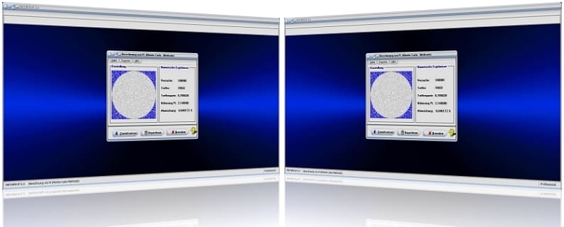 MathProf - Pi - Kreiszahl - Zahl - Berechnen - Näherungsverfahren - Kreiszahl Pi - Monte-Carlo-Simulation - Monte Carlo - Methode - Näherung - Annäherung - Verfahren - Rechner - Animation - Bestimmen - Bestimmung - Ermitteln - Simulation - Berechnung - Grafisch