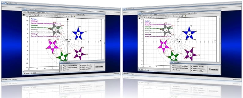 MathProf - Polygon - Ursprung - Abbildung - Flächen - Vielecke - Geometrische Operationen - Polygone - Eigenschaften - Zentrum - Winkel - Ecken - Fläche - Abbilden - Abbildung - Tabelle - Punktspiegelung - Rechner - Zeichnen - Graph - Formel - Berechnen - Plotten - Plotter - Grafisch - Bild - Grafik - Grafisch - Kongruente Figuren - Drehen - Spiegeln - Drehstrecken - Punktspiegeln - Verschieben - Strecken - Stauchen