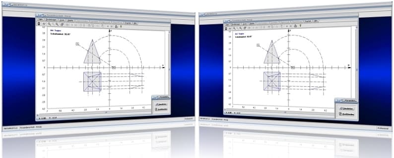 MathProf - Pyramidenschnitt - Pyramide - Schneiden - Schnitt - Rissachse - Schnittmuster - Winkel - Schnittwinkel - Ebene - Schnittfläche - Prinzip - Neigungswinkel - Schnittebene - Rechner - Berechnen - Graph - Plotten - Darstellen