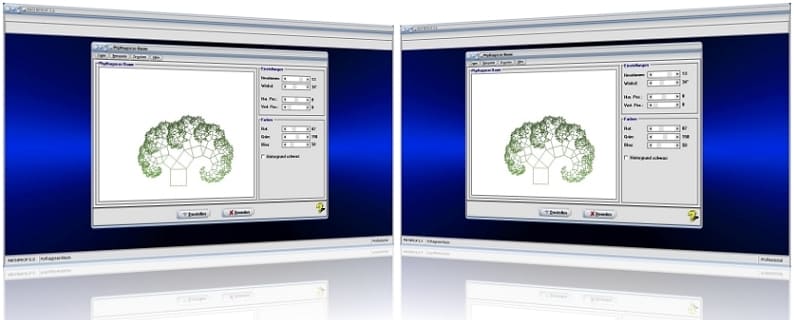 MathProf - Pythagoras-Baum - Baum des Pythagoras - Selbstähnliche Figuren - Selbstähnlich - Bilder - Rekursion - Rekursive Grafik - Rekursiv - Darstellung - Berechnen - Plotten - Zeichnen - Graph - Verfahren - Berechnung - Darstellen