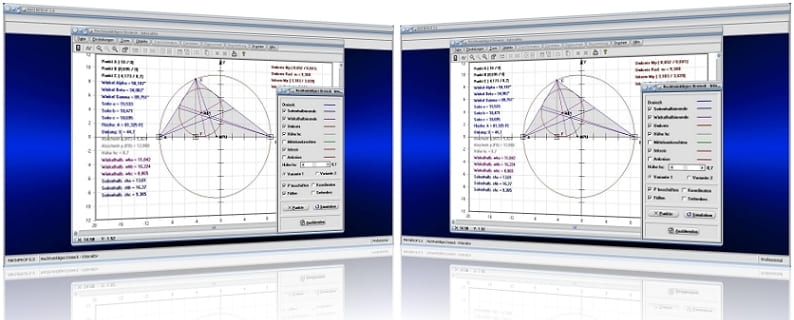MathProf - Rechtwinklig - Dreiecke - Fläche - Winkel - Seiten - Seitenhalbierende - Höhe - Seitenlängen - Dreieckshöhe - Mittelsenkrechte - Ankathete - Gegenkathete - Hypotenuse - Inkreis - Inkreismittelpunkt - Ankreise - Schwerpunkt - Flächenschwerpunkt - Dreieckskonstruktion - Dreieckshöhe - Dreiecksfläche - Außenkreis - Innenkreis - Schwerlinien - Grafisch - Rechner - Berechnen - Berechnung - Graph - Plot - Darstellen - Präsentation