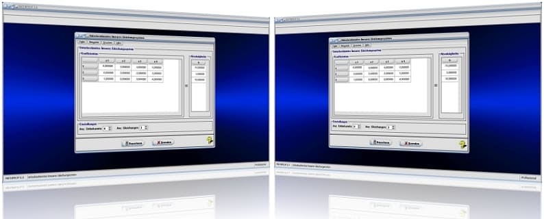 MathProf - Unterbestimmtes LGS - Gleichungssystem - Unterbestimmt - LGS - System - Lösen - Pseudolösungen - Unterbestimmtes Gleichungssystem - Lösen - Lösungen - Rechner - Berechnen - Lösungsmenge