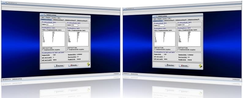 MathProf - Ganze Zahlen - Zahl - Zahlen - Natürliche Zahlen - Teilbarkeit - Zerlegung - Faktoren - Zahlzerlegung - Echte Teilersumme - Teiler - Ganzzahlig - Teilerfremde   Zahlen - Untersuchen - Untersuchung - Rechner - Bestimmen - Bestimmung - Berechnung - kgV - ggT - Vielfache - Addieren - Addition - Teilen - Multiplizieren - Multiplikation - Quotient - Produkt - Summe - Rest