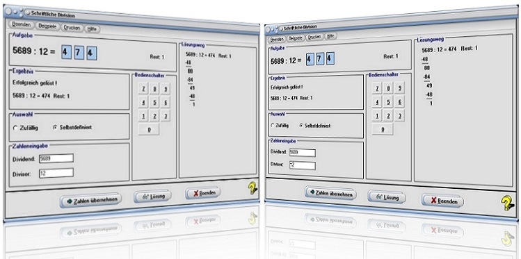 MathProf - Division ganzer Zahlen - Schrittweise dividieren - Schrittweises Dividieren - Schriftlich dividieren - Schrittweise Division - Schrittweise teilen - Schriftlich teilen - Rechner - Quotienten berechnen - Division natürlicher Zahlen - Lösungsweg - Berechnen -  Schriftliches Dividieren - Schriftlich dividieren mit Rest - Schriftlich dividieren - Dividieren - Division - Rechenschritte - Dividend - Divisor - Quotient - Rest - Schriftlich teilen - Teilen - Durch - Division mit Rest - Teilen mit Rest - Algorithmus