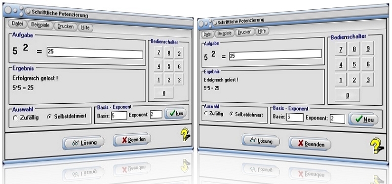 MathProf - Schriftlich - Potenzierung - Basis - Exponent - Potenzen - Potenzgesetz - Potenzregeln -  Potenzzahlen - Schriftliche Potenzierung - Potenzrechnung - Potenzregeln - Potenzturm - Zweierpotenzen - Zehnerpotenz - Zehnerpotenzen - Grundzahl - Exponenten - Regel - Regeln - Potenziert - Zahl - Zahlen - Potenzwert - Potenzwerte - Vierte Potenz - Fünfte Potenz - Übersicht - Hoch - Hoch 2 - Hoch 3 - Hoch 4 - Hoch 5 - Hoch minus