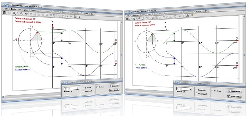 MathProf - Sinuskurve - Cosinuskurve - Einheitskreis - sin pi - sin pi/2 - sin pi/3 - sin pi/4 - sin pi/6 - cos pi - cos pi/2 - cos pi/3 - cos pi/4 - cos pi/6 - sin 0 - sin 30 - sin 60 - sin 90 - sin 180 - cos 0 - cos 30 - cos 60 - cos 90 - cos 180 - sin 0° - sin 30° - sin 60° - sin 90° - sin 180° - cos 0° - cos 30° - cos 60° - cos 90° - cos 180° - sin 0 Grad - sin 30 Grad - sin 60 Grad - sin 90 Grad - sin 180 Grad - cos 0 Grad - cos 30 Grad - cos 60 Grad - cos 90 Grad - cos 180 Grad - Graph - Rechner - Berechnen - Zeichnen