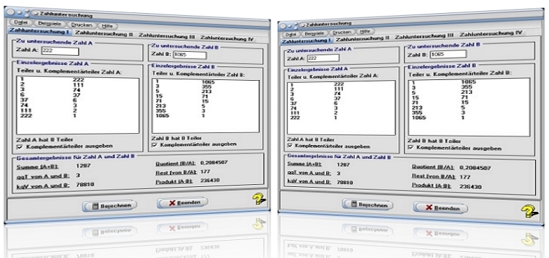 MathProf - Gerade Zahlen - Ungerade Zahlen - Vielfache berechnen - Vielfache und Teiler - Vielfaches einer Zahl - Komplementärteiler - Addieren - Addition - Teilen - Multiplizieren - Multiplikation - Quotient - Produkt - Summe - Rest - Größte gemeinsame Teiler - Gemeinsame Vielfache - Rechner - Berechnen