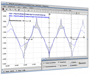 MathProf - Integral - Bestimmtes Integral - Integrieren - Integralfunktion - Integralrechner - Schwerpunkt - Flächenschwerpunkt - Kurvenlänge - Bogenlänge - Flächenberechnung - Fläche unter Kurve - Absolute Fläche - Graph - Plotten - Grafisch - Bild - Grafik - Bilder - Darstellung - Berechnung - Rechner - Darstellen