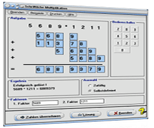 MathProf - Schriftliches Multiplizieren - Schriftlich Multiplizieren - Grundwissen der Mathematik - Grundlagen der Mathematik - Rechenverfahren - Rechenschritte - Multiplizieren - Multiplikation - Faktor - Produkt - Rechenoperationen - Rechenmethoden - Grundrechenarten - Zahlenlehre - Rechengesetze - Rechner