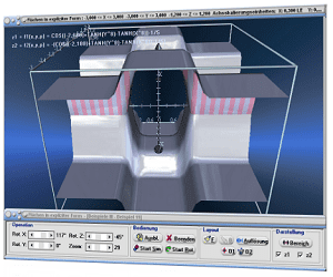 MathProf - Mehrdimensionale Funktionen - 3D-Funktionsplotter - Funktion f(x,y) - 3D-Funktionsplot - Graphen für 3D-Flächenfunktionen - Plotten - 3D-Funktion zeichnen -   3D-Graphen zeichnen - Graph - Dreidimensionale Funktion z = f(x,y) - 3D-Grafikrechner - 3D-Flächen - Flächendarstellung - Graph - Darstellen - Plotter - Rechner