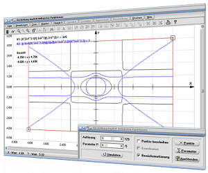 MathProf - Implizite Funktionsgleichung - Implizite Funktion - Implizit - Funktion - Gleichung - Implizite Gleichung - Implizite Kurven - Implizite Darstellung - Zwei Variablen - Kurven - Graph - Plotter - Zeichnen - Gleichung - Plotten - Grafisch - Darstellung - Darstellen